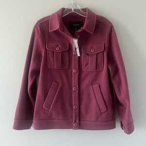 J. Crew Red Wool Jacket New With Tags